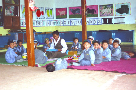 08 Tibetaanse school, 2e klas