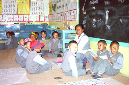 09 Tibetaanse school, 3e klas